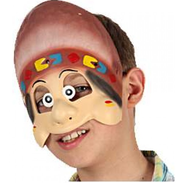 Kinder-Halbmaske - Indianer - 95825-IN