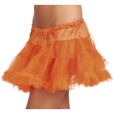 Orangefarbener Mini-Petticoat – Damen