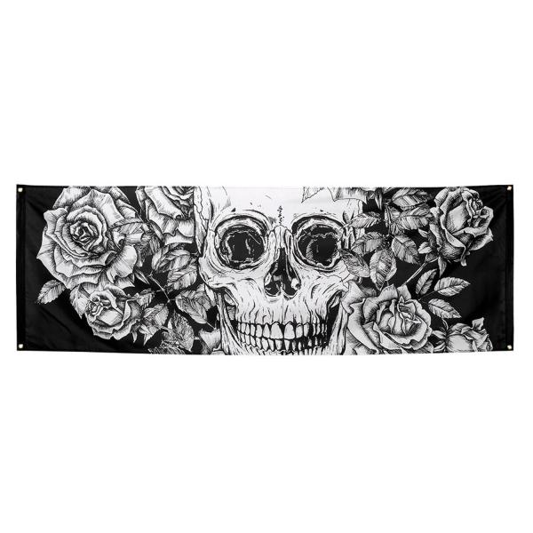  Polyesterbanner: Totenkopf - RDLF-97071