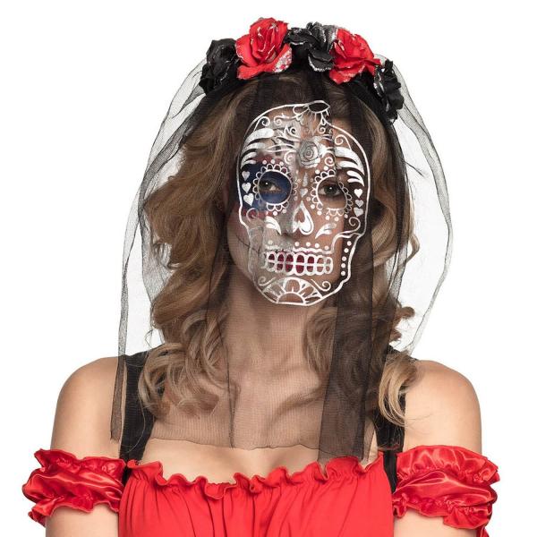 La Calavera Tiara mit Schleier - 97044