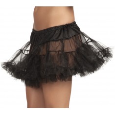 Schwarzer Mini-Petticoat – Damen