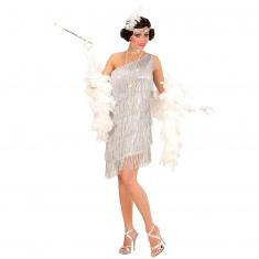 Charleston-Kostüm – Damen – Silber