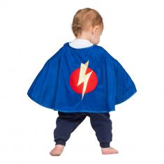 Blauer Superhelden-Umhang: Baby