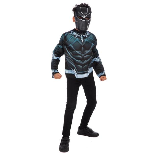 Klassisches Top-Kostüm mit Black-Panther-Maske - I-300521-Parent