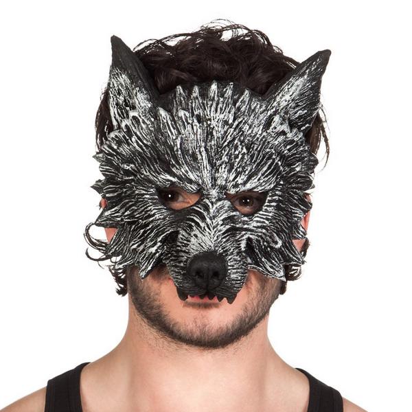 Schaumstoff-Halbmaske - Werwolf - Erwachsener - 97516