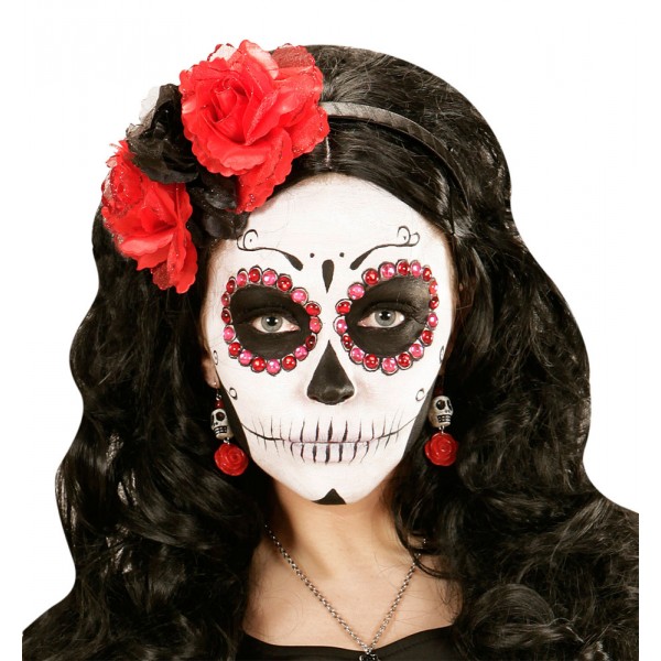 Mexikanische Braut Ohrringe - Halloween - 03506