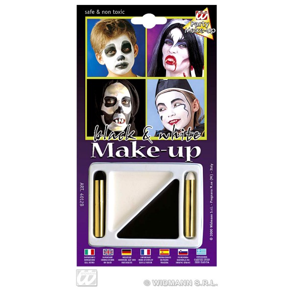 Schwarz-Weiß-Make-up-Set - 4012B