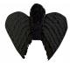 Miniature Paar riesige schwarze Flügel – 100 x 80 cm