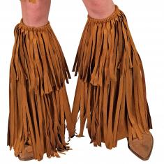Überstiefel mit Fransen - Erwachsene