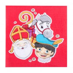 Nikolaus-Papierservietten x20