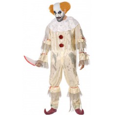 Blutiger Clown-Kostüm – Herren