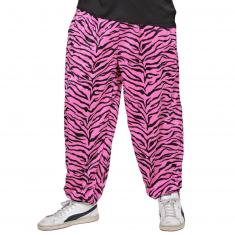 80er-Jahre-Rosa-Zebra-Baggy-Hose