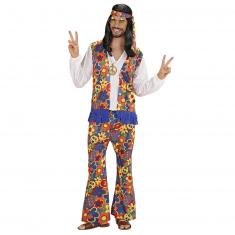 Hippie-Kostüm „Sohn der Blumen“.