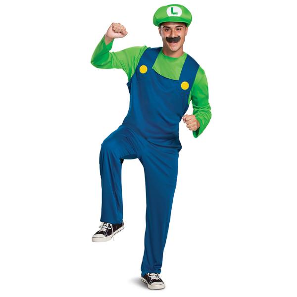 Luigi™-Kostüm – Mario Bros™ – Erwachsene - 108469D-Parent