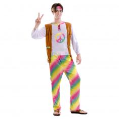 Regenbogen-Hippie-Kostüm – Herren