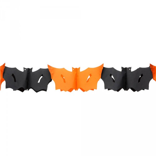 Halloween-Fledermaus-Girlande 300 cm - 41291