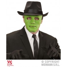 Grüne anonyme Maske