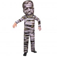 Großkopf-Mumie-Zombie-Kostüm – Kind