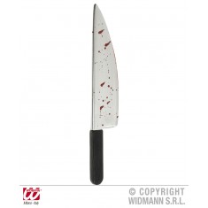 Blutiges Messer (Länge 48,5 cm)