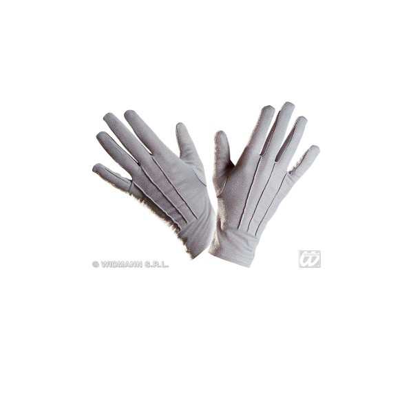 Paar kurze graue Handschuhe - 1460G-Parent