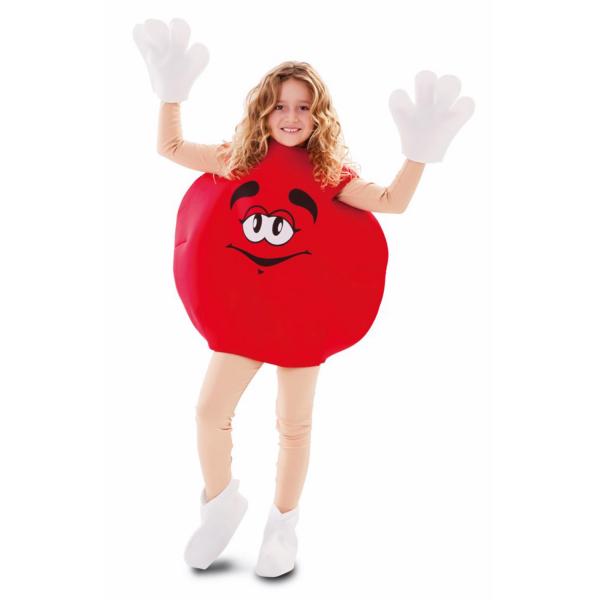 Rotes Bonbon-Kostüm – Kind - 706089-Parent