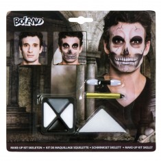 Skelett-Make-up-Set