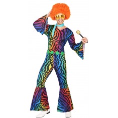 Disco-Overall – Funky Rainbow – Herren