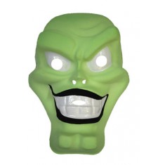 Grünes Monstermaskenkind - Halloween
