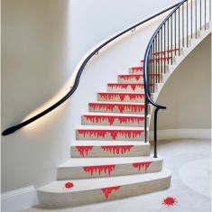  Blutige Dekoration für Treppen – 97 x 14 cm