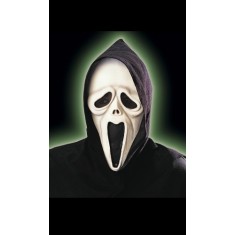 Phosphoreszierende Maske mit Choque Ghost-Kapuze