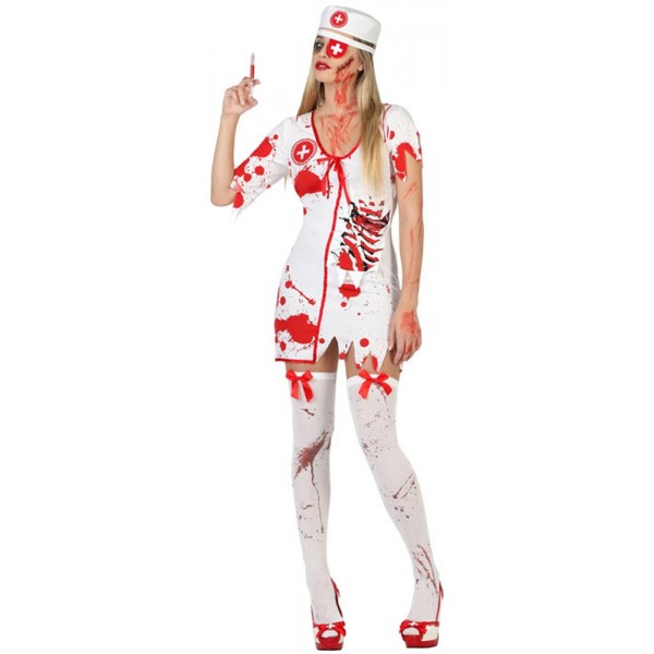 Zombie-Krankenschwester-Kostüm – Erwachsene - parent-22284