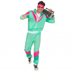 80er Jahre Kostüm-Trainingsanzug – Herren