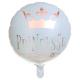 Miniature Runder Aluminiumballon 45 cm: Prinzessin