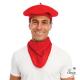 Miniature Schlichtes rotes Bandana