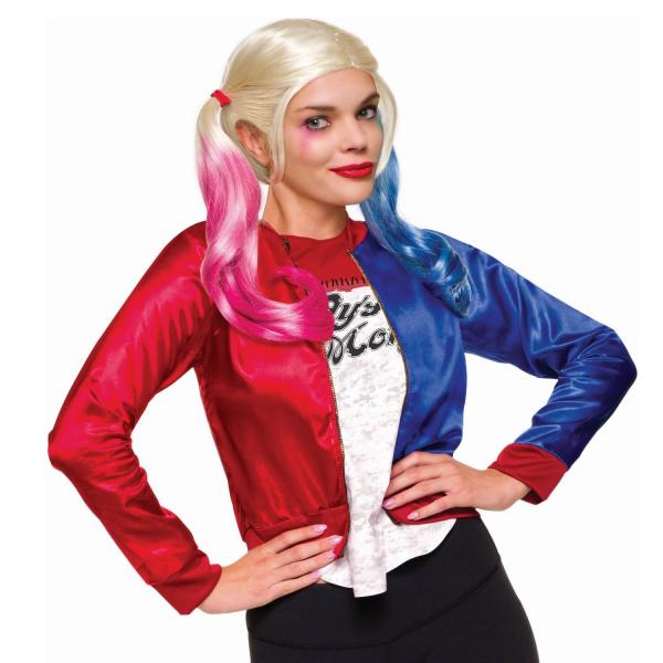 Verkleidungsset: Harley Quin™-Oberteil und Jacke für Erwachsene - I-820078-Parent