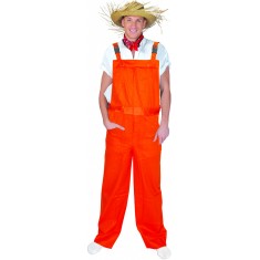 Orangefarbener Overall