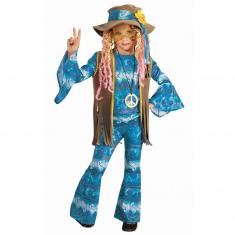 Hippie-Kostüm - Blume - Mädchen