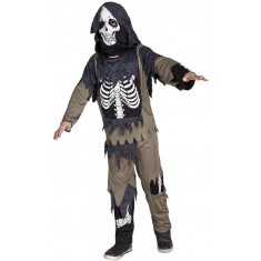 Skelett-Zombie-Kostüm – Kind