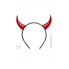 Teufelshörner-Stirnband – Rot