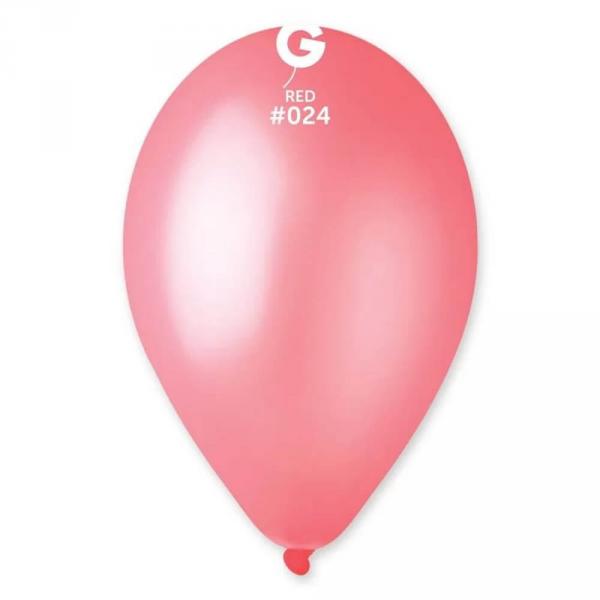 10 Neonballons - 30 cm - Rot - 314953GEM