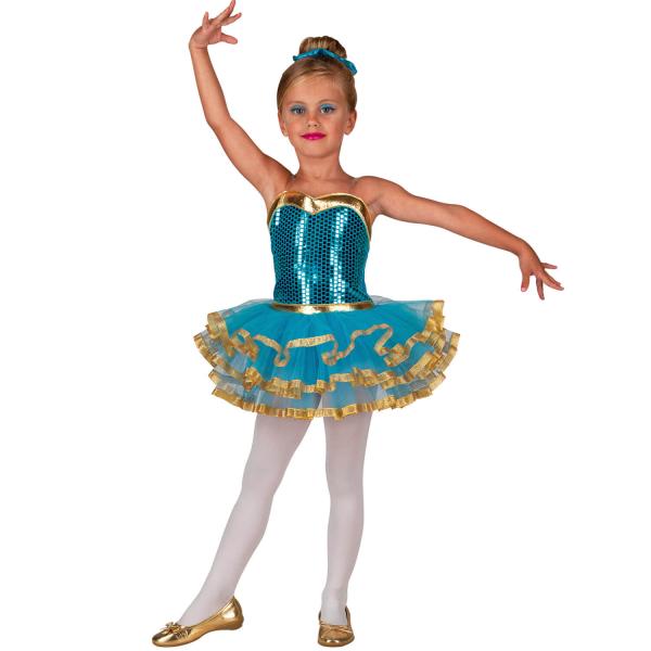 Ballerina-Kostüm – Blau – Mädchen - 100602-Parent