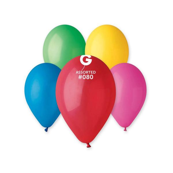 10 Standardballons - 30 cm - Mehrfarbig - 302585GEM