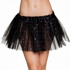 Schwarzes Pailletten-Tutu – Damen