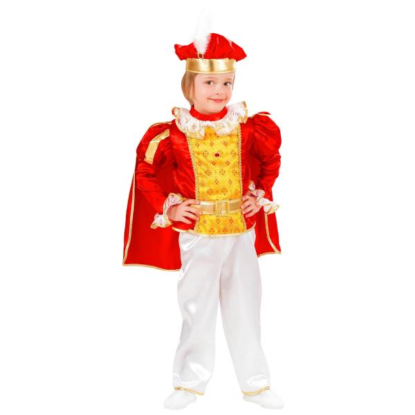 Märchenprinz-Kostüm - Rot - Kind - 49158-Parent