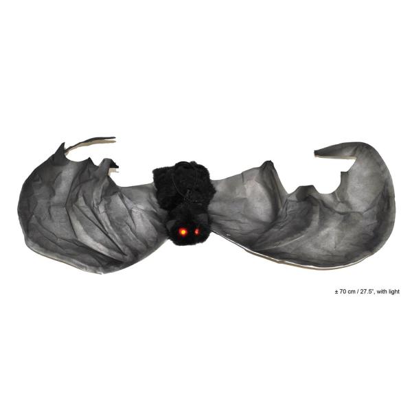 70 cm große Fledermaus mit Lichteffekten - Halloween - 54887