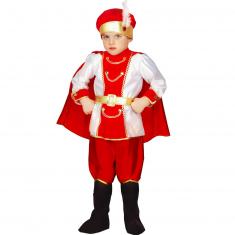 Schneeprinz-Kostüm - Rot - Kind