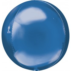 Blauer Mylar-Kugelballon