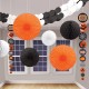 Miniature Raumdekorationsset – Schwarz und Orange x 9