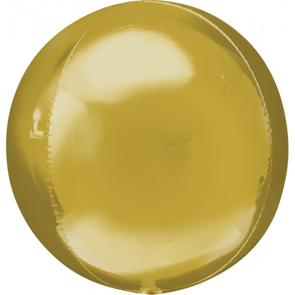 Goldfarbener Mylar-Kugelballon - 2820599