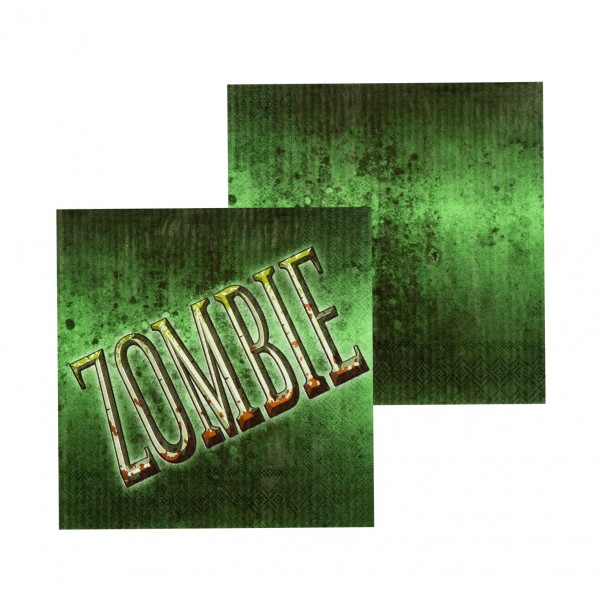 Zombie-Servietten x12 - 76968